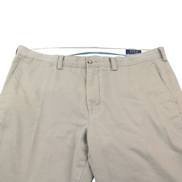 Polo Ralph Lauren Mens Sz 32X29 Stretch Classic Fit Flat Chino Light Tan Pants - Picture 4 of 16
